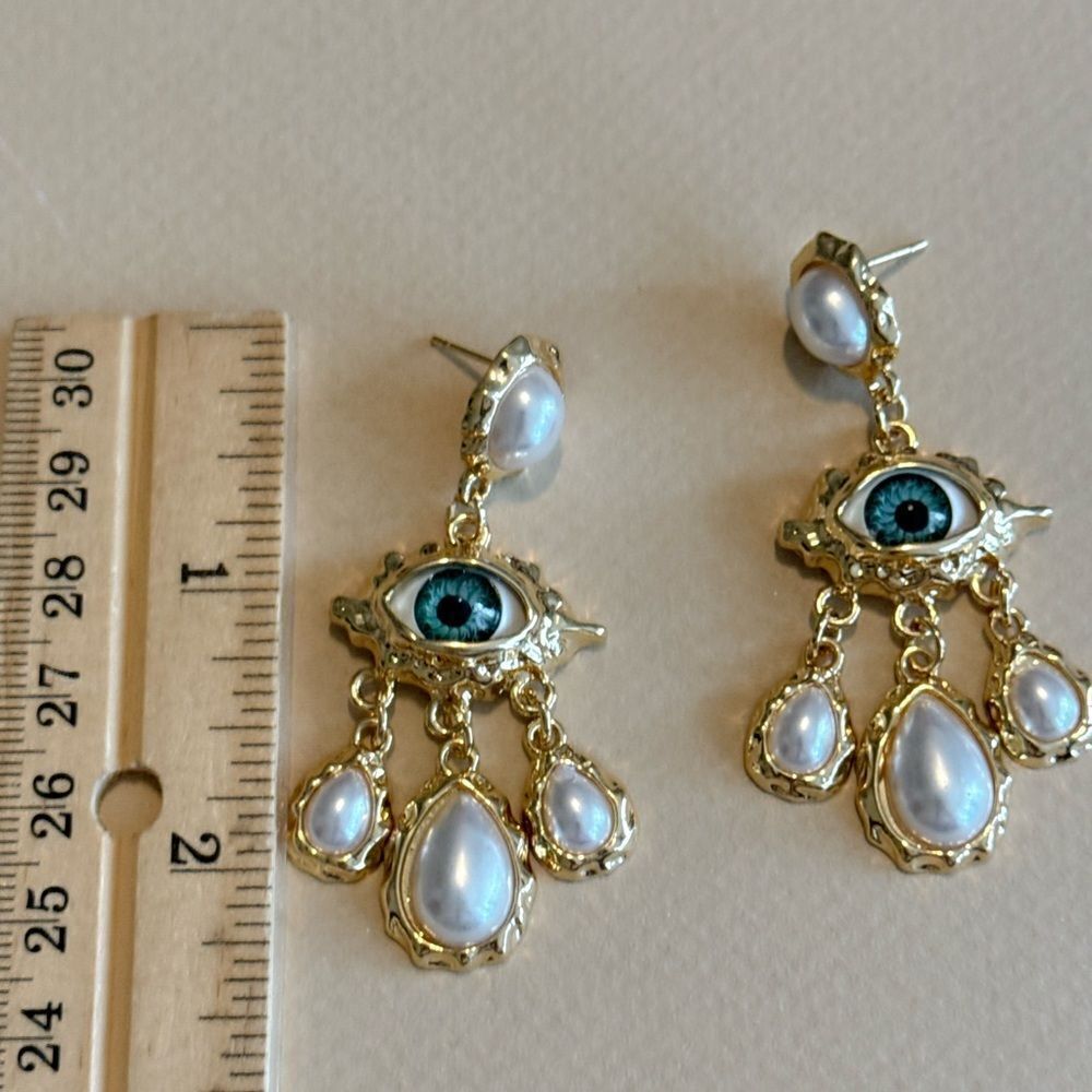 Eye earrings #1553 - Picture 4 of 4